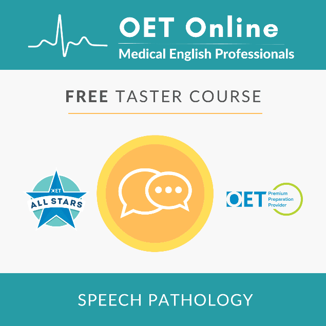 FREE Taster Course for Speech Pathology by OET Online